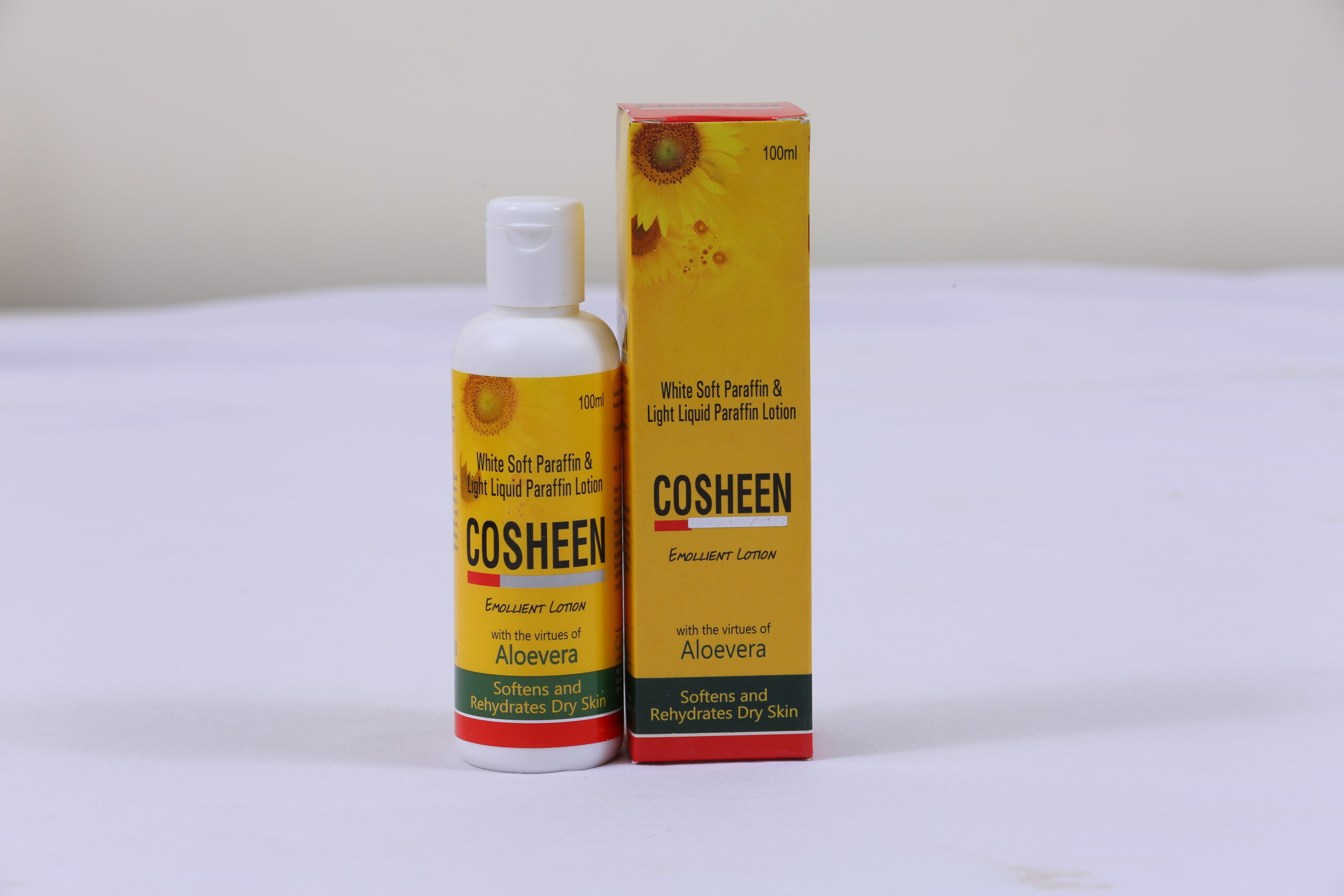 COSHEEN LOTION (White Soft Paraffin + Liquid  Paraffin + Aloevera base)
