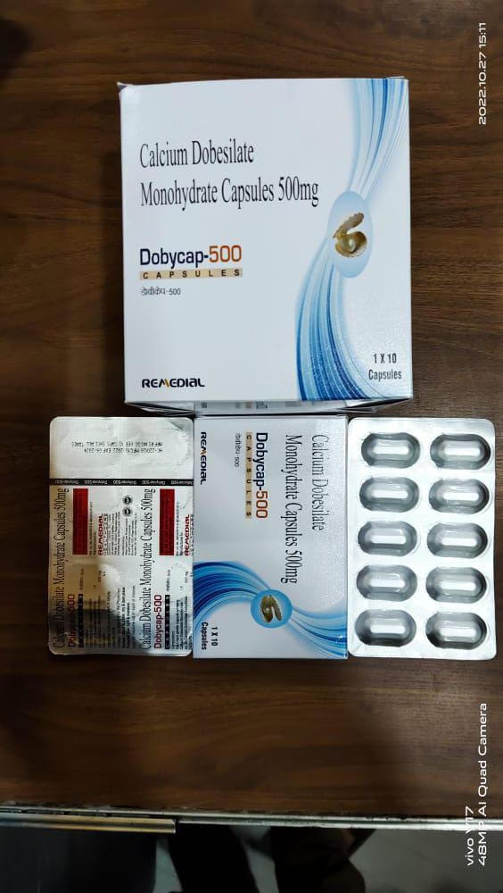 DOBYCAP-500 Tablets (Calcium Dobesylate 500mg)