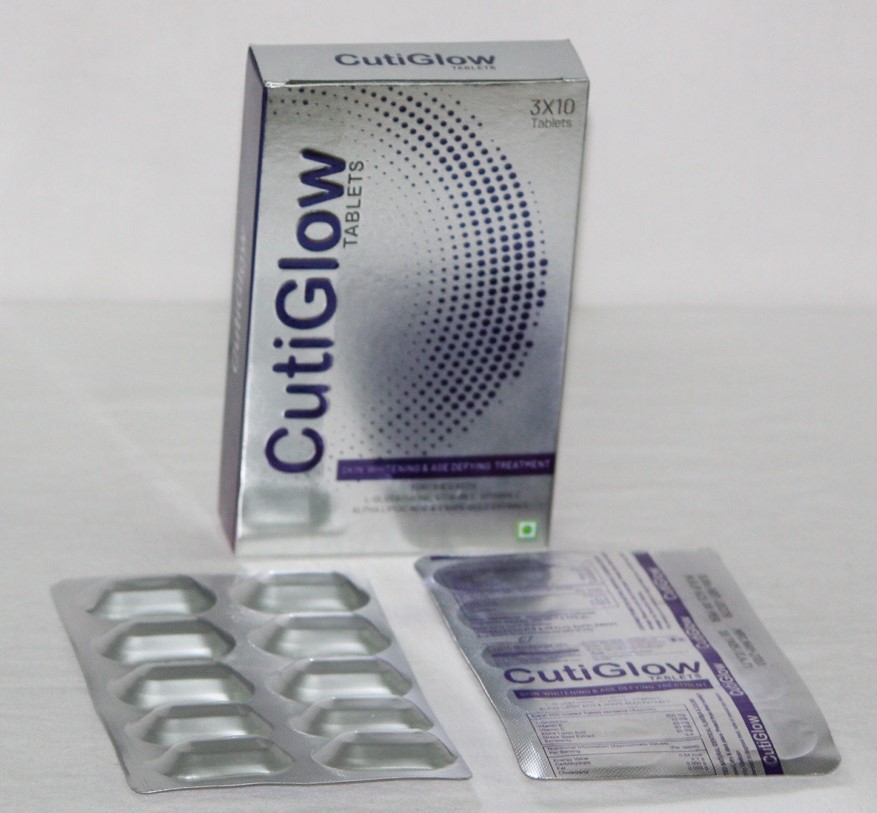 CUTIGLOW TAB (L-Glutathione 500mg + Vitamin-E + Vitamin-C + Alpha Lipoic acid)