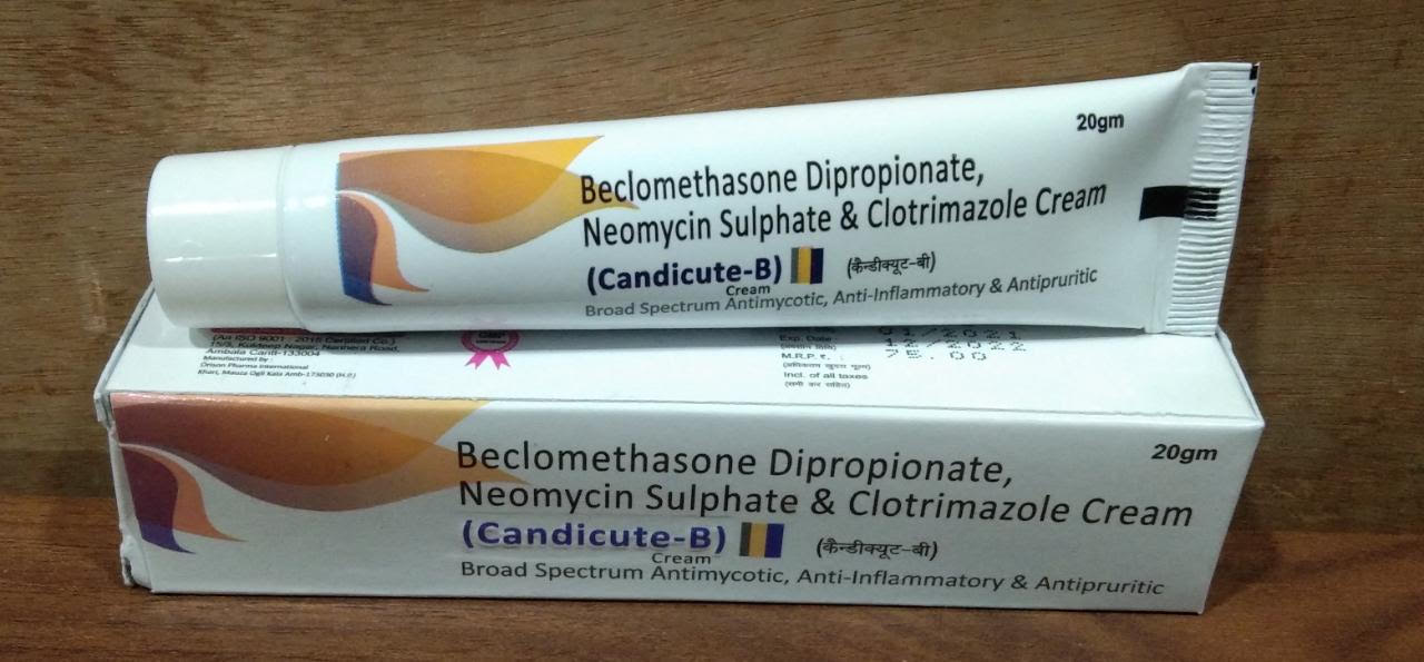 CANDICUTE-B (Clotrimazole +  Beclomethasone dipropionate +Neomycin)