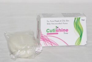 CUTISHINE (Triclosan, Allantion, Zinc Oxide, Tea Treaa Oil, Glycerine. Jojoba Oil, & Aloevera)