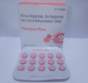 FEROLYTE-PLUS (Ferrous Ascorbate Zinc Bisglycinate Methylcobalamin)