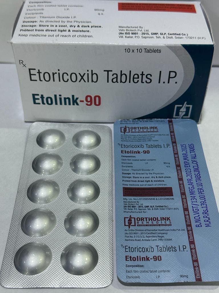 ETOLINK-90 (Etoricoxib Tablets 90 mg.)