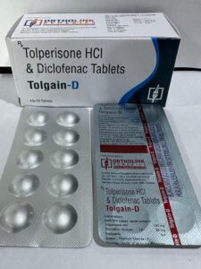 TOLGAIN-D (Tolperisone 150mg + Diclofenac 50mg)